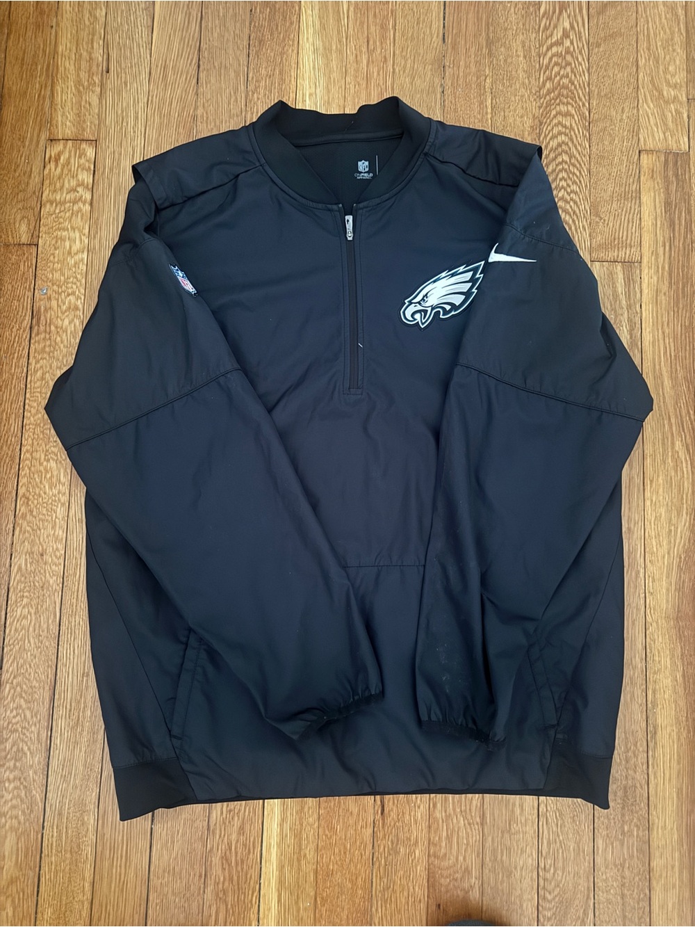 Nike Philadelphia Eagles Windbreaker Storm Fit Black Large